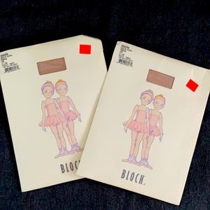 2 Brand new Footed Bloch Dance tights